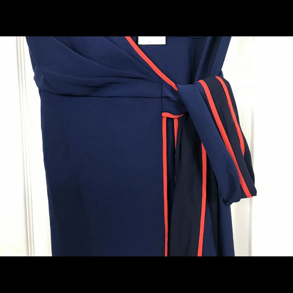 NWT $495 Tory Burch Grotto Wrap Midi Dress